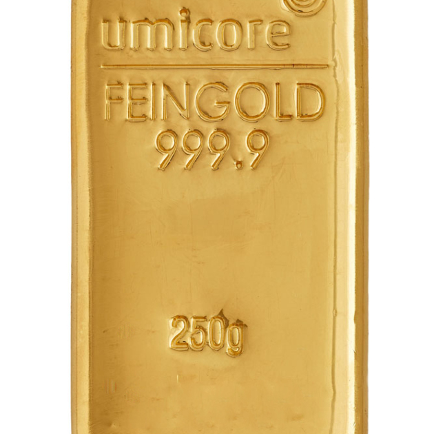 Литой слиток Umicore 250 г