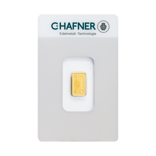 Штампованный слиток C. Hafner 2 г
