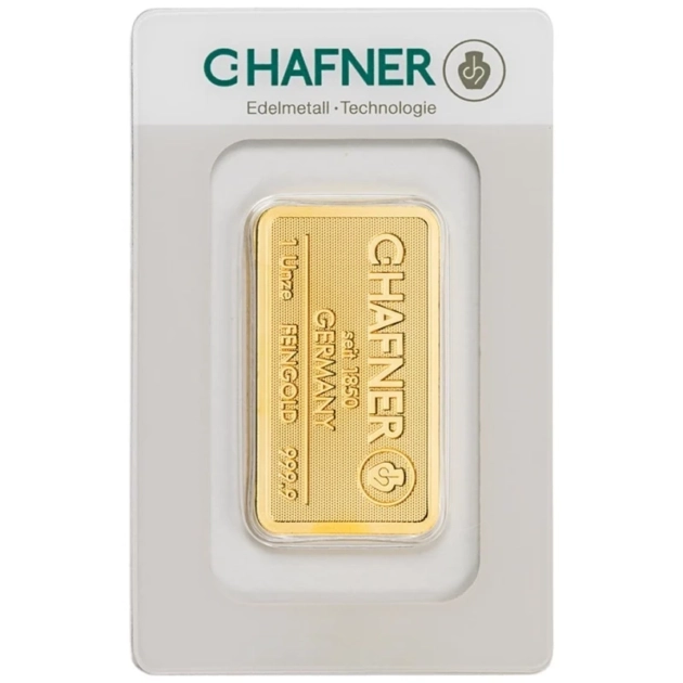 Штампованный слиток C. Hafner 1 унция