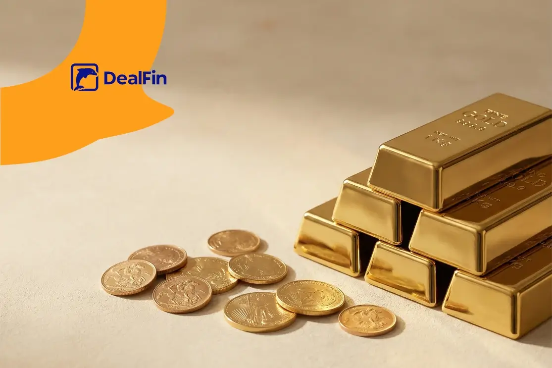 DealFin - златни кюлчета в България